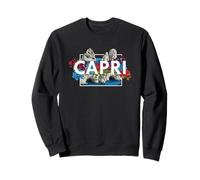 Capri Italy Island Travel Summer Vacation Scene Sweatshirt