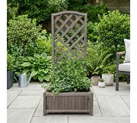 Capri Lattice Wooden Planter Garden