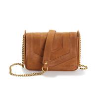 Capri Leather/Suede Flap Bag camel
