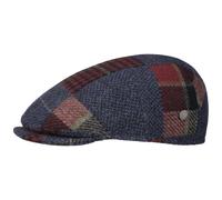 Capri Merino Patchwork Flat Cap by Lierys