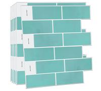 Capri Sea Glossy Glossy 3D Sticker Tile 30.5 x 30.5cm - 6 pcs