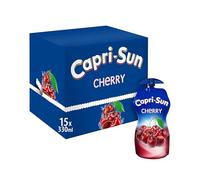 Capri-Sun Cherry (15 x 330ml Bulk Multipack) With Resealable Cap And Nothing Artificial