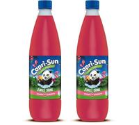Capri-Sun Double Strength Jungle Drink Squash (1 Litre) - No Added Sugar - Made with Real Fruit Juice - No Artificial Flavours or Colours (Pack of 2)
