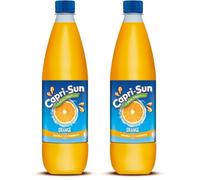 Capri-Sun Double Strength Orange Squash (1 Litre) - No Added Sugar - Made with Real Fruit Juice - No Artificial Flavours or Colours (Pack of 2)