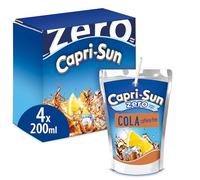 Capri-Sun Kid's Cola Drink Multipack (4 x 200ml) Caffeine-Free, Still Soft Drink - No Artificial Ingredients - Vegan, Gluten Free