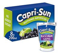 Capri-Sun Nothing Artificial No Added Sugar Blackcurrant and Apple 8 x 200 ml