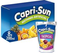Capri-Sun Tropical Kids Juice Drink Multipack, 8x200ml