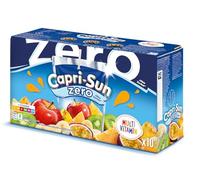 Capri-Sun Zero Multivitamin Children's Fruit Juice Drink 10 x 200 ml | Delicious multivitamin fruit juice drink without added sugar. With vitamins and ideal for a conscious diet.