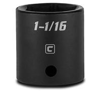 Capri Tools 1-1/16-Inch Shallow Impact Socket, 1/2-Inch Drive, 6-Point, SAE