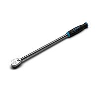 Capri Tools 1/4 in. Drive Fine 90-Tooth Extra Long Ratchet, Ergonomic Soft Grip