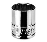 Capri Tools 11/16 in. Shallow Socket, 3/8 in. Drive, 12-Point, SAE