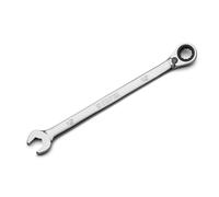 Capri Tools 12 mm 120-Tooth Ultra-Smooth Reversible Ratcheting Combination Wrench, XL Long Series, Metric, 12-Point