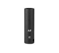 Capri Tools 12 mm Deep Impact Socket, 3/8-Inch Drive, 6-Point, Metric