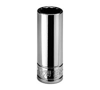 Capri Tools 13 mm Deep Socket, 1/4 in. Drive, 12-Point, Metric