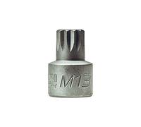 Capri Tools 13 mm M13 Super-Stubby XZN Triple Square Impact Bit Socket