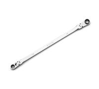 Capri Tools 13 x 15 mm 90-Tooth Extra-Long Double Box End Reversible Ratcheting Wrench, Spline Drive, Metric