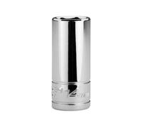 Capri Tools 14 mm Semi-Deep Socket, 3/8 in. Drive, 6-Point, Metric