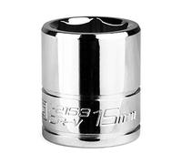 Capri Tools 15 mm Shallow Socket, 1/4-Inch Drive, 6-Point, Metric