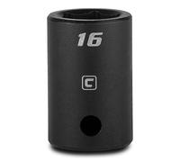 Capri Tools 16 mm Shallow Impact Socket, 1/2-Inch Drive, 6-Point, Metric