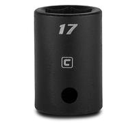Capri Tools 17 mm Shallow Impact Socket, 1/2-Inch Drive, 6-Point, Metric