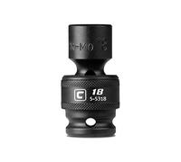 Capri Tools 18 mm Universal Impact Socket, 1/2-Inch Drive, 6-Point, Metric