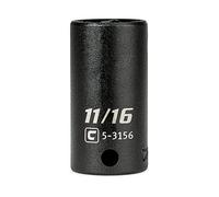 Capri Tools 3/8 in. Drive 11/16 in. Semi-Deep Impact Socket