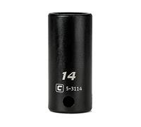 Capri Tools 3/8 in. Drive 14 mm Semi-Deep Impact Socket