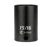 Capri Tools 3/8 in. Drive 15/16 in. Semi-Deep Impact Socket
