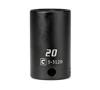 Capri Tools 3/8 in. Drive 20 mm Semi-Deep Impact Socket