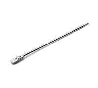 Capri Tools 3/8 in. Drive Fine 90-Tooth Locking Flex-Head Ratchet, Extra Long Chrome Handle