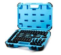 Capri Tools 3/8-Inch Drive Master Impact Socket Set with Adapters and Extensions, Premium Chrome Molybdenum Steel, 48-Piece