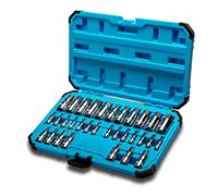 Capri Tools 30032 Master Hex Bit Socket Set, Metric & SAE, 32-Piece
