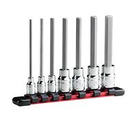 Capri Tools 30500-7HSL Long Hex Bit Socket Set, SAE, Advanced Series, 7-Piece