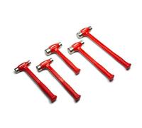 Capri Tools, 5-Piece Dual Steel Faced Dead Blow Hammer Set, Made in USA, 13.0 pounds, Red