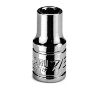 Capri Tools 7/32 in. Shallow Socket, 1/4 in. Drive, 12-Point, SAE