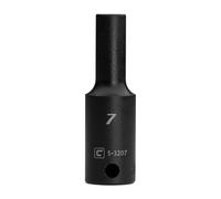 Capri Tools 7mm Deep Impact Socket 3/8" Drive 6 Point Metric