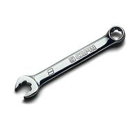 Capri Tools 8 mm WaveDrive Pro Stubby Combination Wrench for Regular and Rounded Bolts