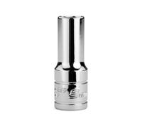 Capri Tools 9 mm Semi-Deep Socket, 3/8 in. Drive, 6-Point, Metric