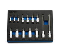 Capri Tools XZN Triple Square Bit Socket Set, 10-Piece (XZN Bit Set/Master)