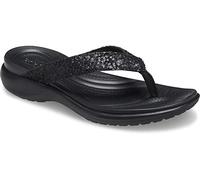 Capri V Glitter Flip W, Black, 7 UK Men/ 8 UK Women