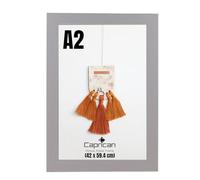 caprican A2 Picture Frames - Grey Photo Frame with Safe Perspex Front - A1 A2 A3 A4 A5 Photo Frames Multiple Pictures Sizes Colors, Portraits & Wall Mounting Orientation (42 x 59.4 cm)