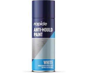 caprican Anti-Mould Spray White 400ml | Advanced Wall & Ceiling Protector | Prevents Mould & Mildew Re-growth | Quick Drying Matt Finish | Decorative Antimicrobial Barrier Paint - 2693