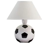 CAPRICAN Ceramic Kids Football Table Lamp - Fun and Stylish Football-Themed Bedside Lamp for Kids’ Rooms (Bulb Not Included) (Single Lamp)