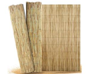 CAPRICAN Reed Fence Roll 1.5m×4m - Natural Garden Fence Screening - Bamboo Privacy Screen for Balcony, Patio or Outdoor Fencing - Lightweight & Easy to Install Reed Fencing (H: 1.5M x L: 4M)