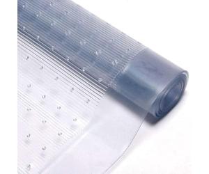 CAPRICAN Vinyl Heavy Duty Clear Plastic Carpet Protector Roll - Waterproof, Anti-Slip Carpet Runner for Home Floor Protector, Office, Hallway, Kitchen & Household Essentials (30ft x 27)