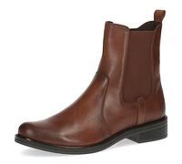 CAPRICE Ankle Boots 9-25304-41 G Width, Cognac Nappa, 3.5 UK