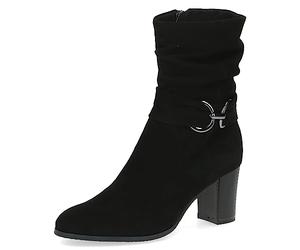 Caprice Ankle Boots 9-25328-41 G Width, Black (Black Suede), 5 UK