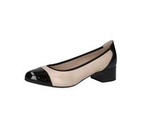 CAPRICE Comfort Women Pumps Low Heel Elegant, Beige (Beige Comb), 6.5 UK