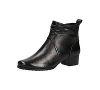 CAPRICE Fearne Womens Ankle Boots 4 UK Black Leather