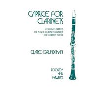 Caprice for Clarinets: 4 Clarinets. Partition et parties.